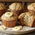 Pasos para hacer muffins de plátano y avena