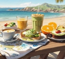 10 Recetas rápidas para preparar tu desayuno en la playa